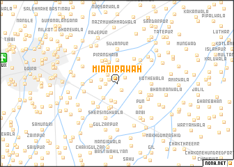map of Miāni Rāwāh