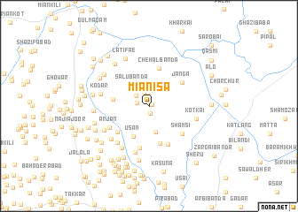 map of Miān Īsa