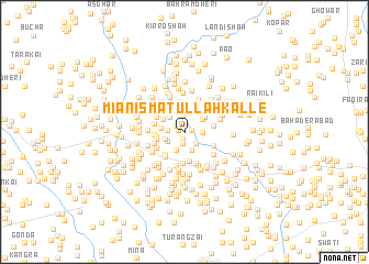 map of Miān Ismatullāh Kalle