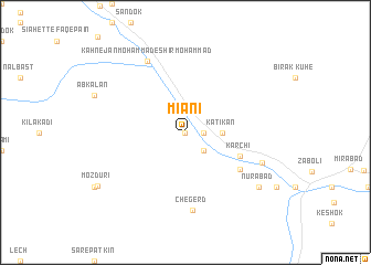 map of Mīānī