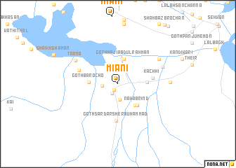 map of Miāni