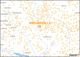 map of Miān Jān Kalle