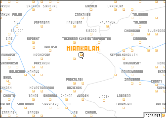 map of Mīān Kalām