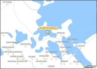 map of Mīān Kangī