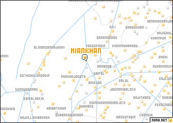 map of Miān Khān