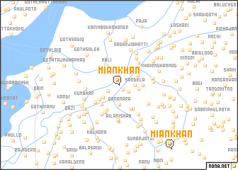 map of Miān Khān