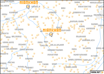 map of Miān Khān