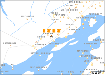 map of Miān Khān