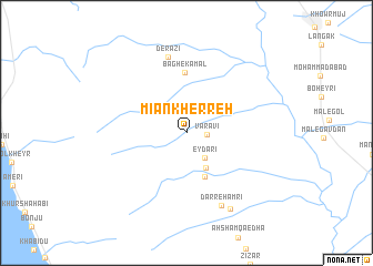 map of Mīān Kherreh