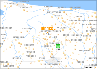 map of Mīānkol