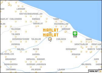 map of Mīān Lāt