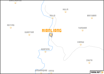 map of Mianliang