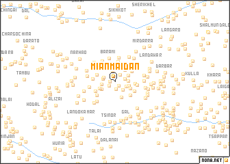 map of Miān Maidān