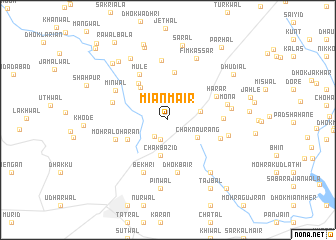 map of Miān Māir