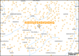 map of Miān Nur Shāh Shahīd