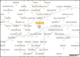 map of Miano