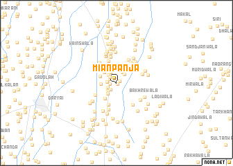 map of Miān Panja