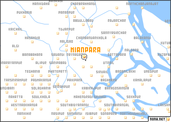 map of Miānpārā