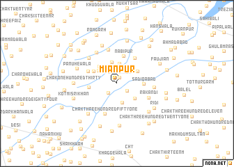 map of Miānpur