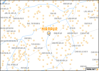 map of Miānpur