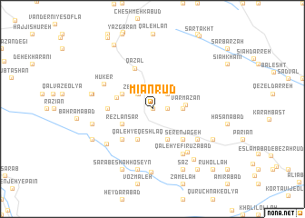 map of Mīānrūd