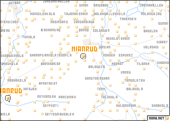 map of Mīān Rūd