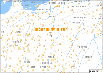 map of Miān Sāmo Sultān