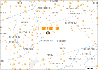 map of Miān Shamir