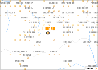 map of Mīānsū