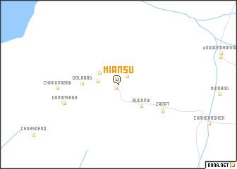 map of Mīān Sū