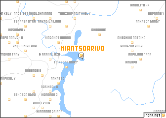 map of Miantsoarivo