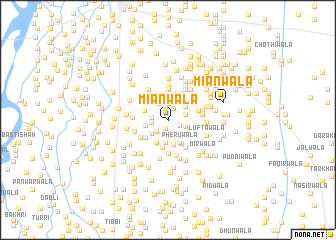 map of Miānwāla
