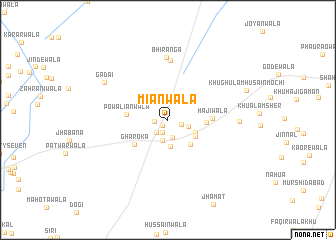 map of Miānwāla