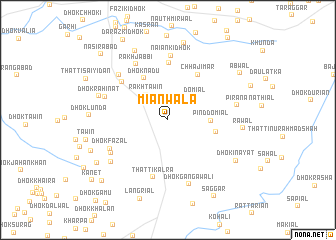 map of Miānwāla