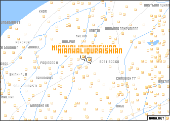 map of Miānwāli Quraishiān