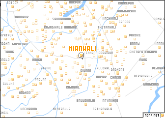 map of Miānwāli