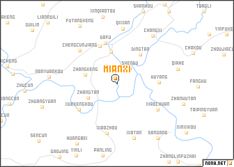 map of Mianxi