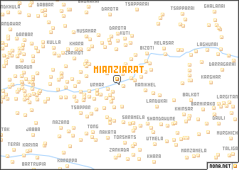 map of Miān Ziārat