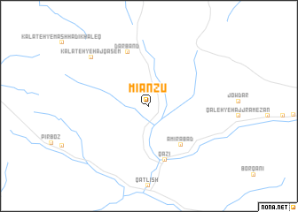 map of Mīānzū
