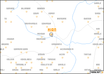 map of Mian