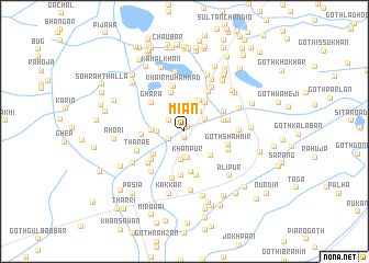 map of Miān