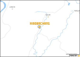 map of Miaobachang