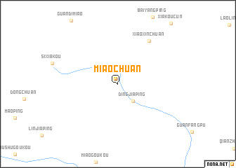 map of Miaochuan