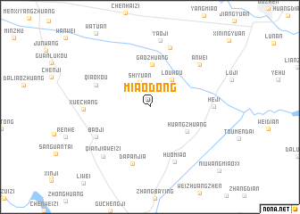 map of Miaodong