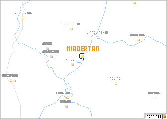 map of Miaoertan
