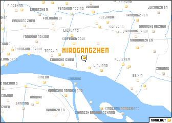 map of Miaogangzhen