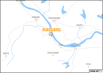 map of Miaogang