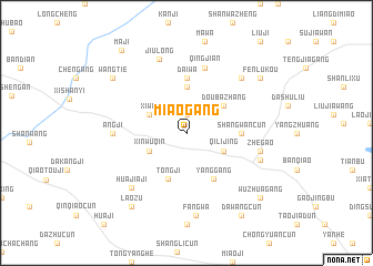 map of Miaogang