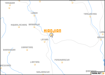map of Miaojian