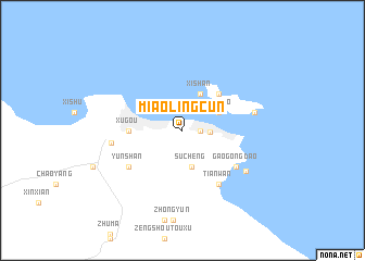 map of Miaolingcun